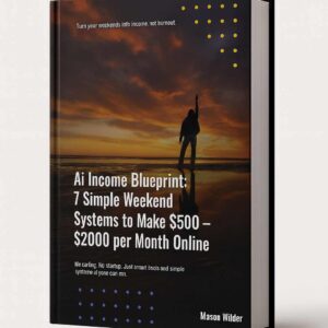 AI Income Blueprint: 7 Simple Weekend Systems to Make $500 – $2000 per Month Online